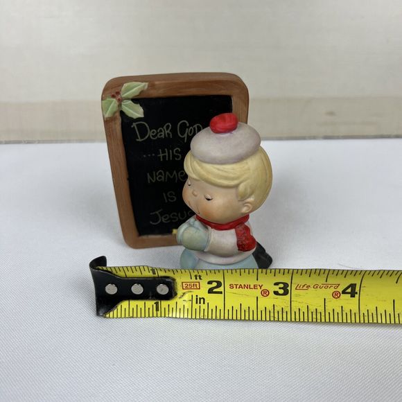 Enesco Figure Dear GOD Kids His Name Is JESUS Vintage 1982 - Picture 13 of 14